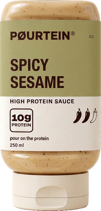 Spicy Sesame PØURTEIN bottle, 250 ml