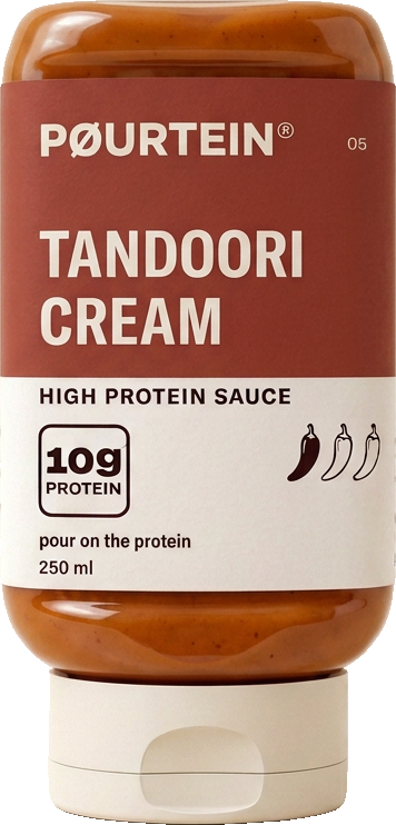 Tandoori Cream PØURTEIN bottle, 250 ml